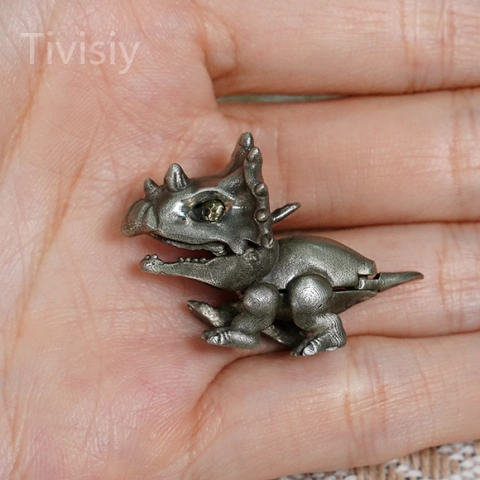 🔥Last Day 49% Off - Triceratops Vintage Pendant, Movable Limbs, Opening Mouth Pendant